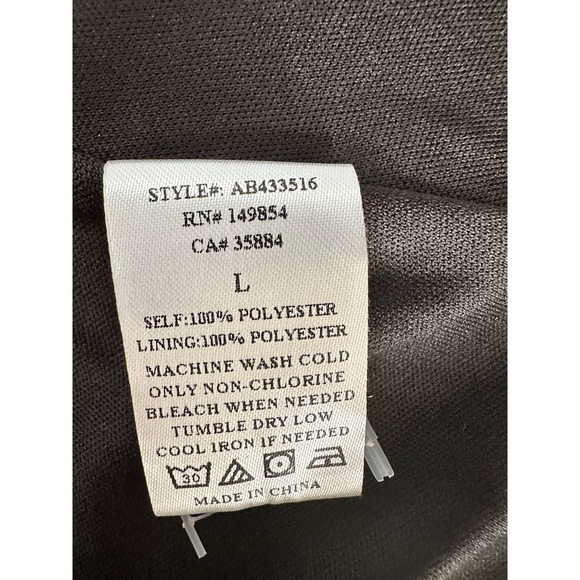 Sadie‎ & Sage Womens Shift Dress Snakeskin Print Sleeveless Mock Neck Brown L - Picture 4 of 4